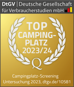 Auszeichnung TOP Campingplatz 2023/24