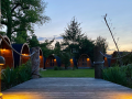Fischerdorf bei Nacht