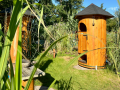 Schilfgarten Dusche